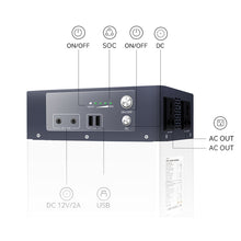 Load image into Gallery viewer, 300W 896Wh Portable Power Station Home Energy Storage System